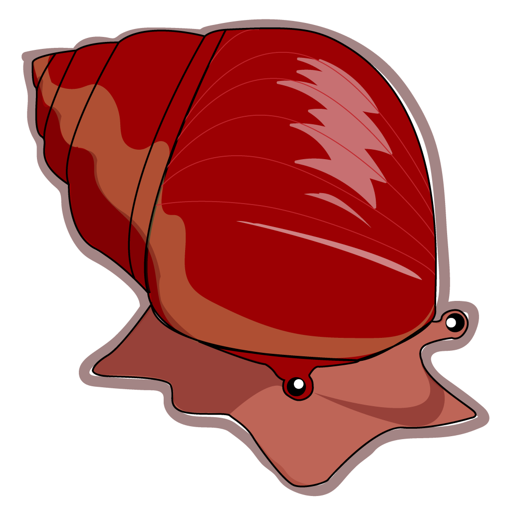 This image has an empty alt attribute; its file name is redsnail-1024x1024.png